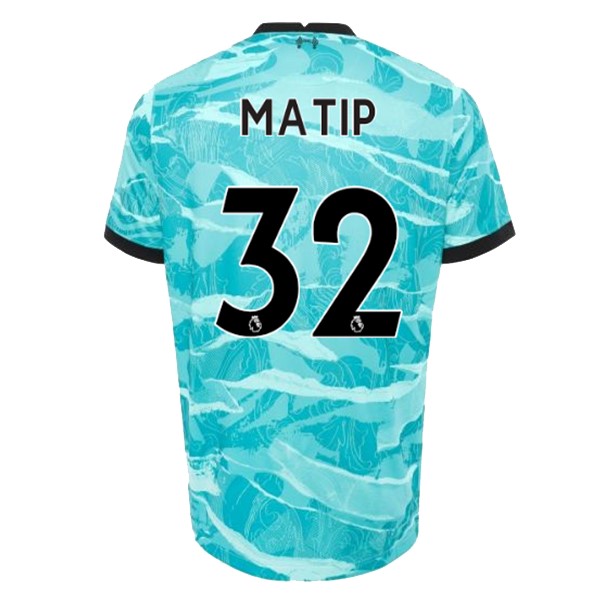 Maillot Football Liverpool NO.32 Matip Exterieur 2020-21 Bleu